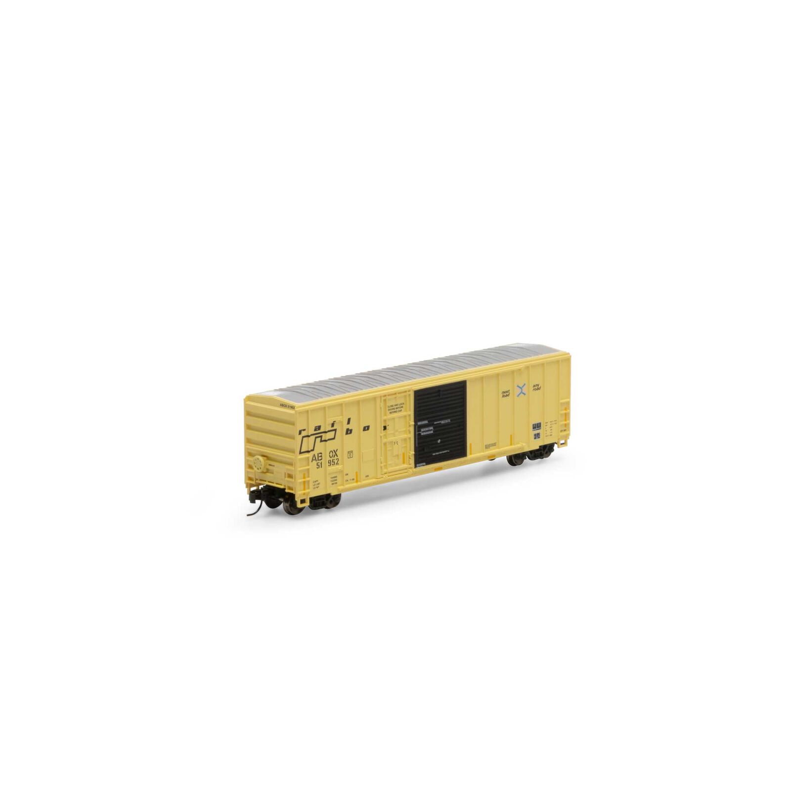 Railbox late 50' FMC exterior post combination door boxcar #51952