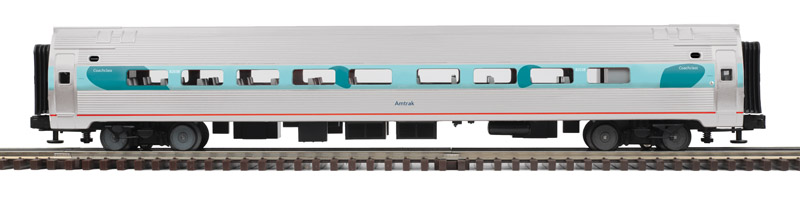 Amtrak phase V (silver/blue) 4-car Amfleet passenger set