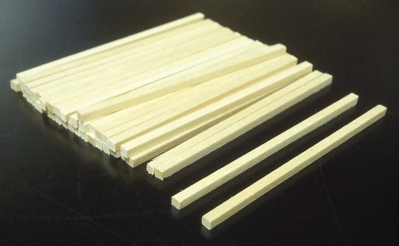 HO Scale Switch Railroad Ties 3" Length 40-Pieces/Bag