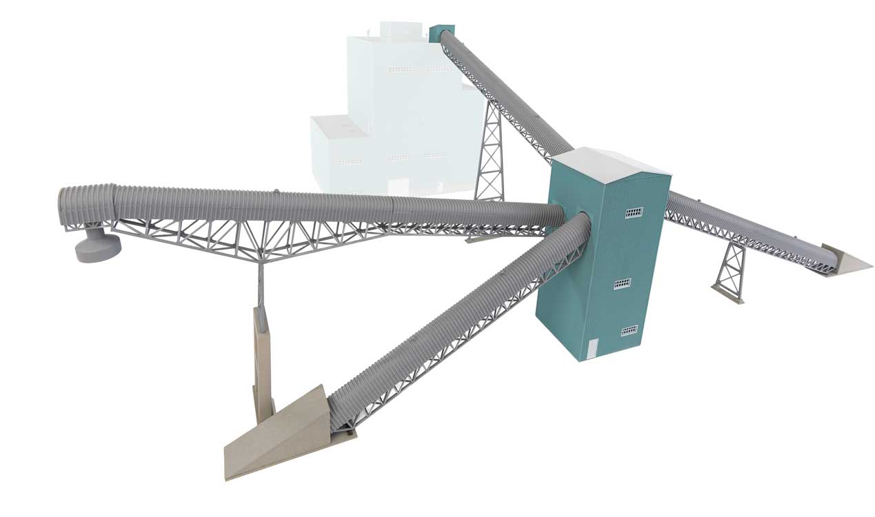 Coal Conveyor With Transfer House