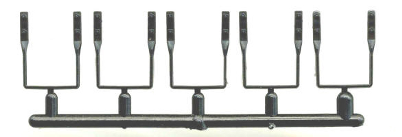 Freight Car Stirrup Steps black (pack of 20)