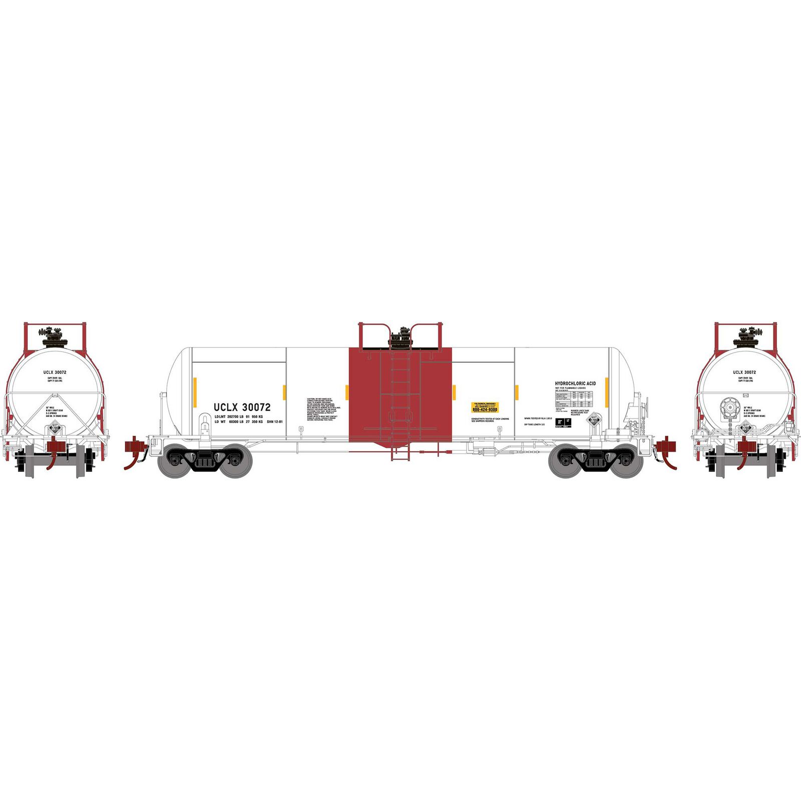 Occidental Chemicals Corporation GATC 20K Tank Car #30072