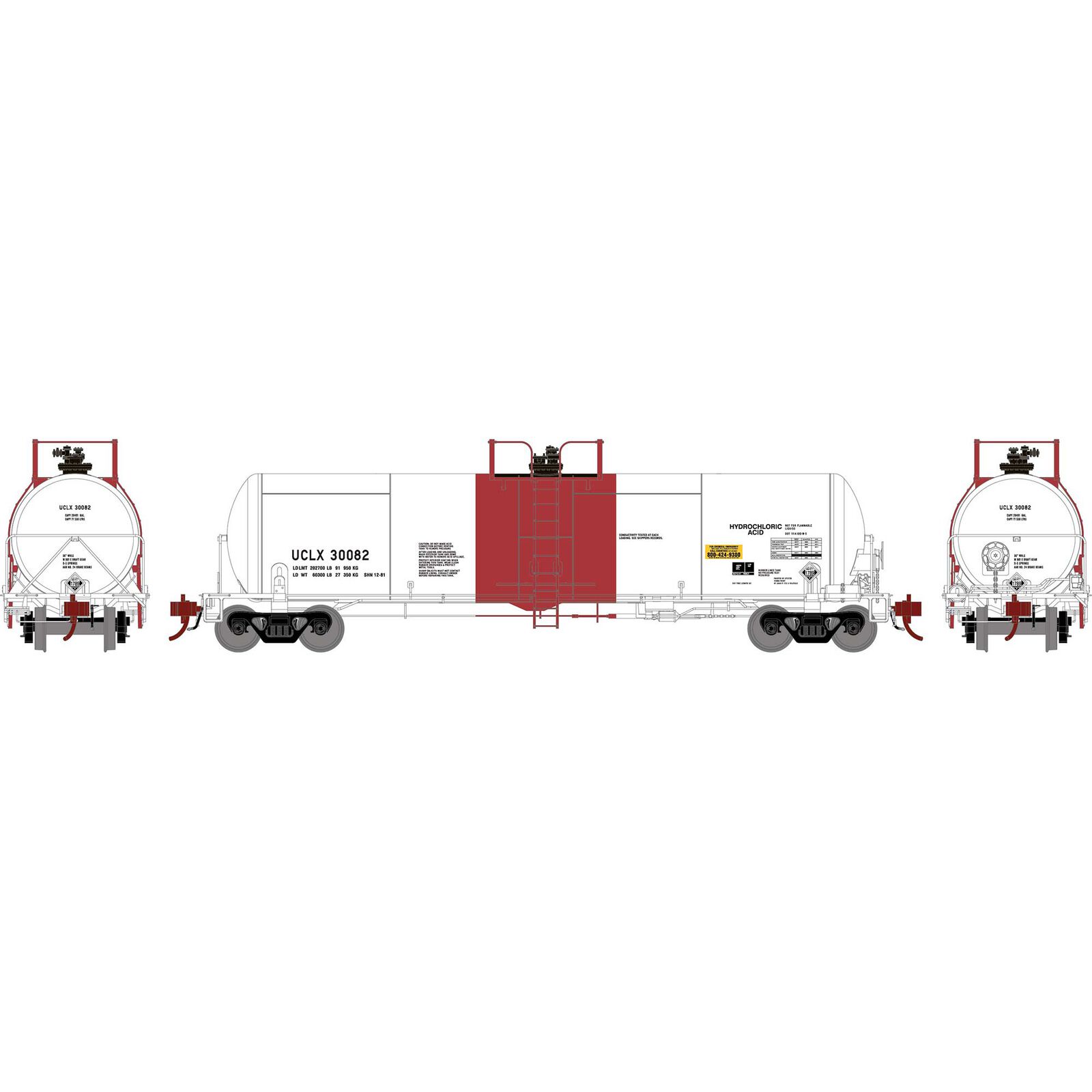 Occidental Chemicals Corporation GATC 20K Tank Car #30082