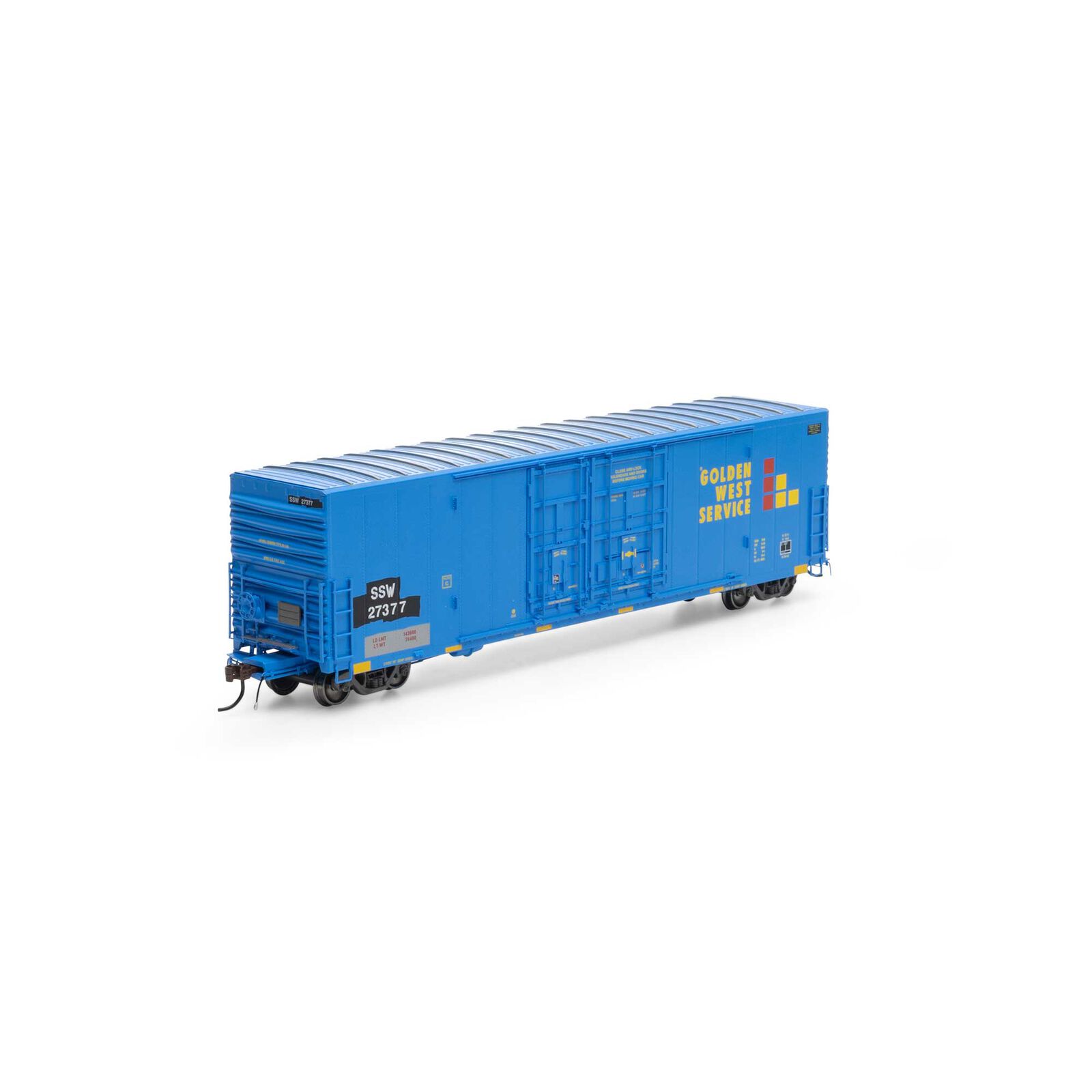 Golden West Service/SSW 50' PC&F Box Car 6' + 8' YSD Plug Door #27377