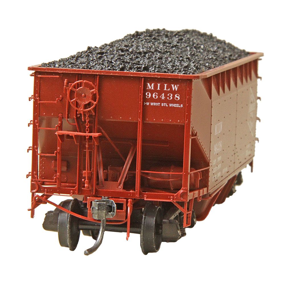 Milwaukee Road 50 Ton AAR Standard 2-Bay Offset Open Hopper #96438