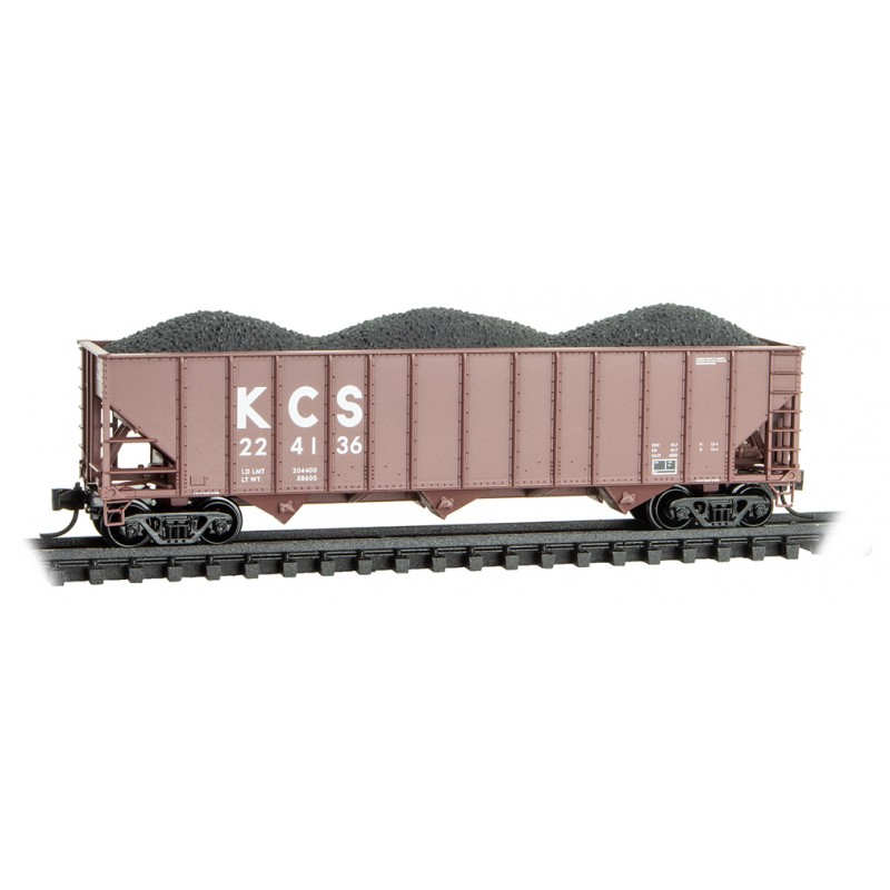 Kansas City Southern 100-Ton 3-Bay Open Hopper Rib Sides #224136