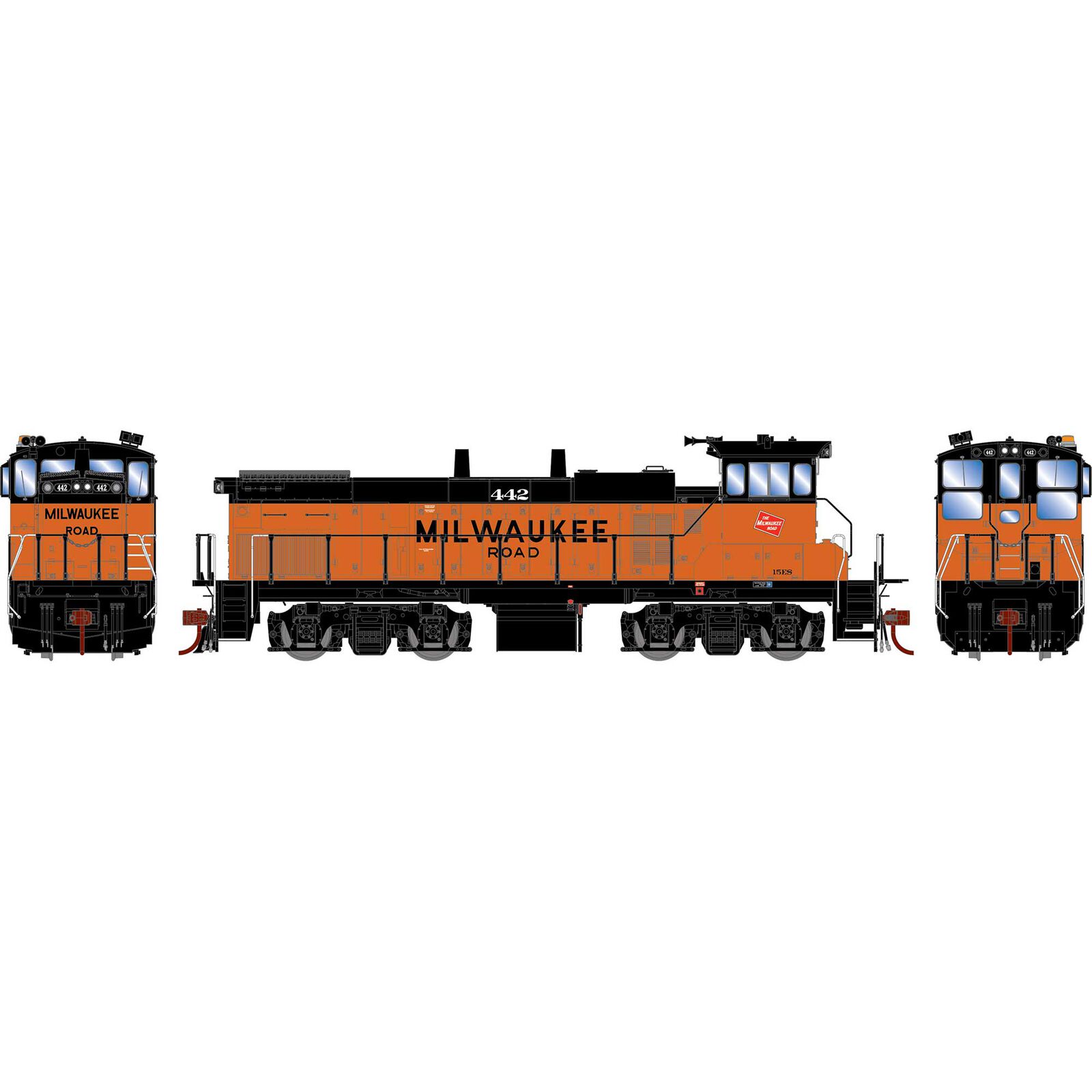 Milwaukee Road MP15AC #442