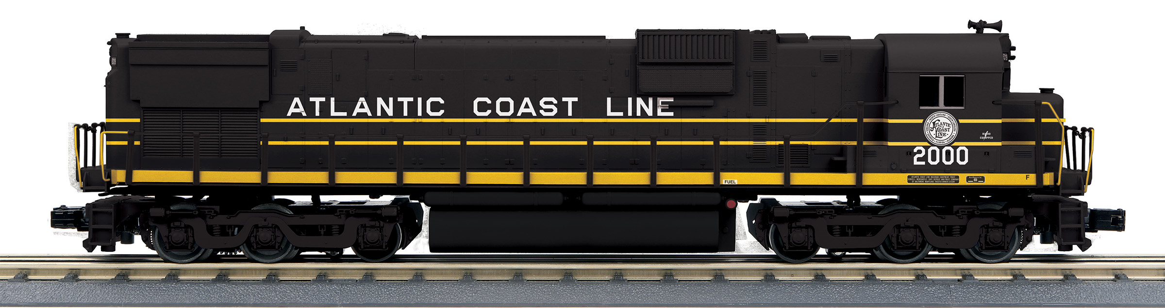 Atlantic Coast Line Alco C628 #2000 with ProtoSound 3.0
