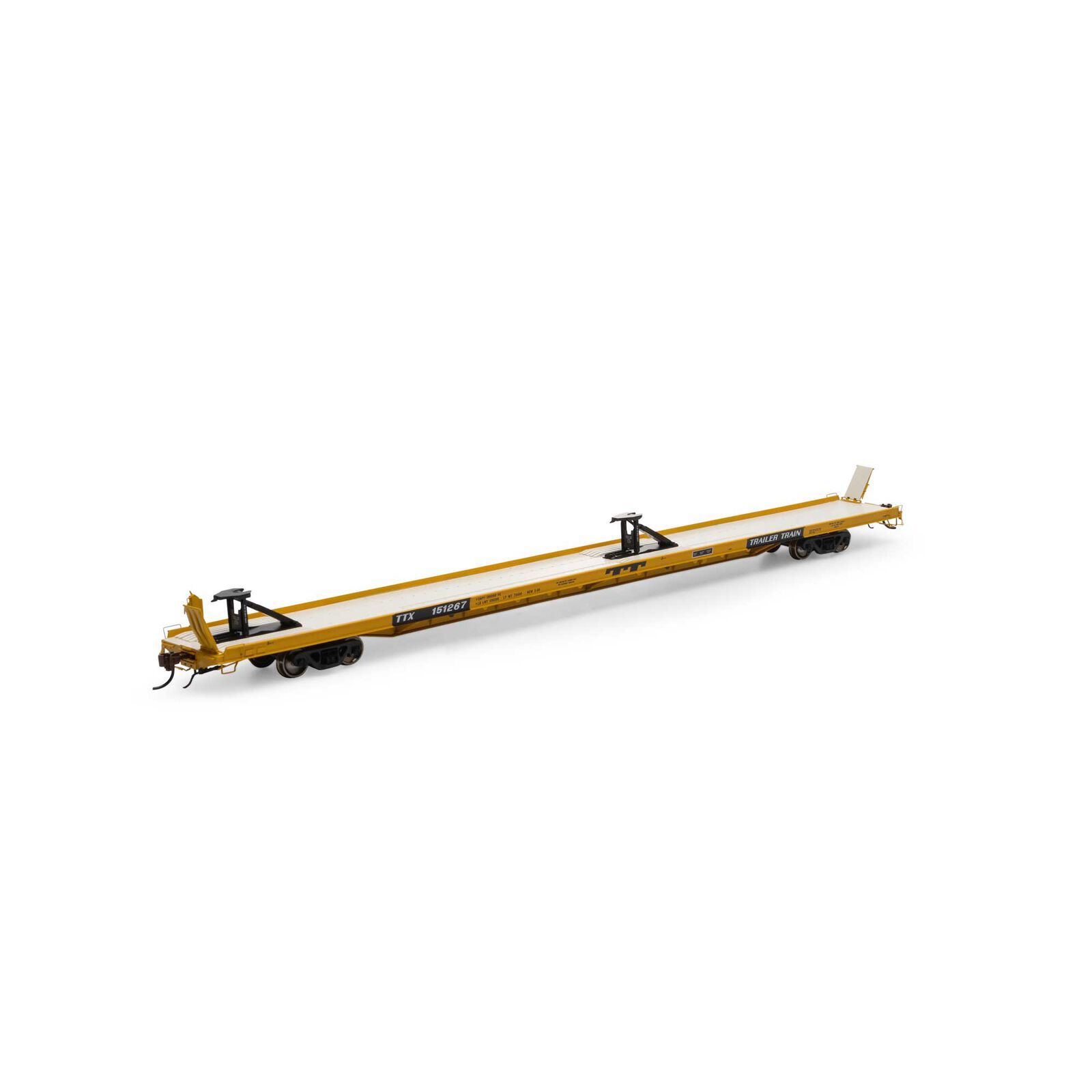 Trailer Train yellow 89' F89F TOFC flatcar #151267