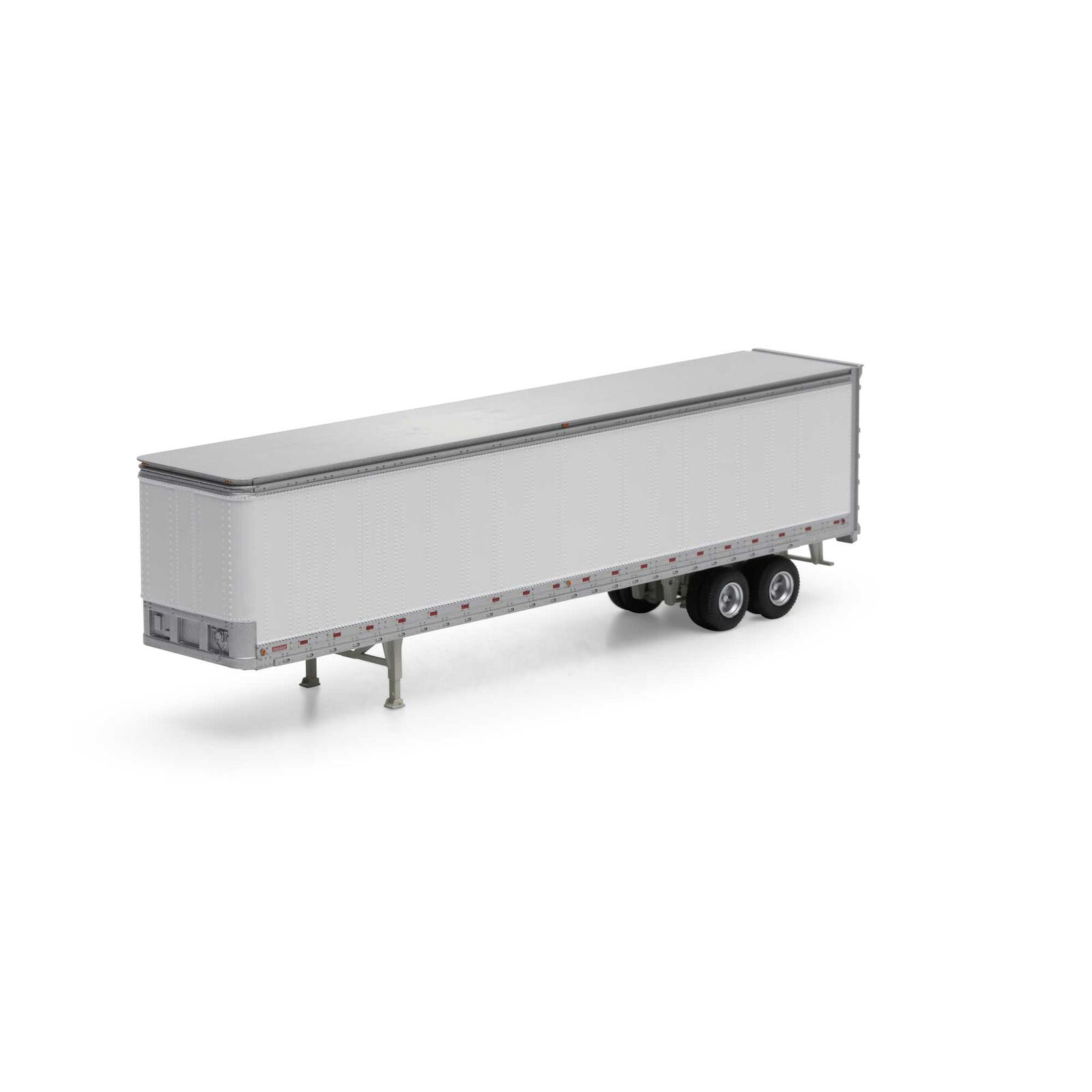 white 45' smooth side trailer