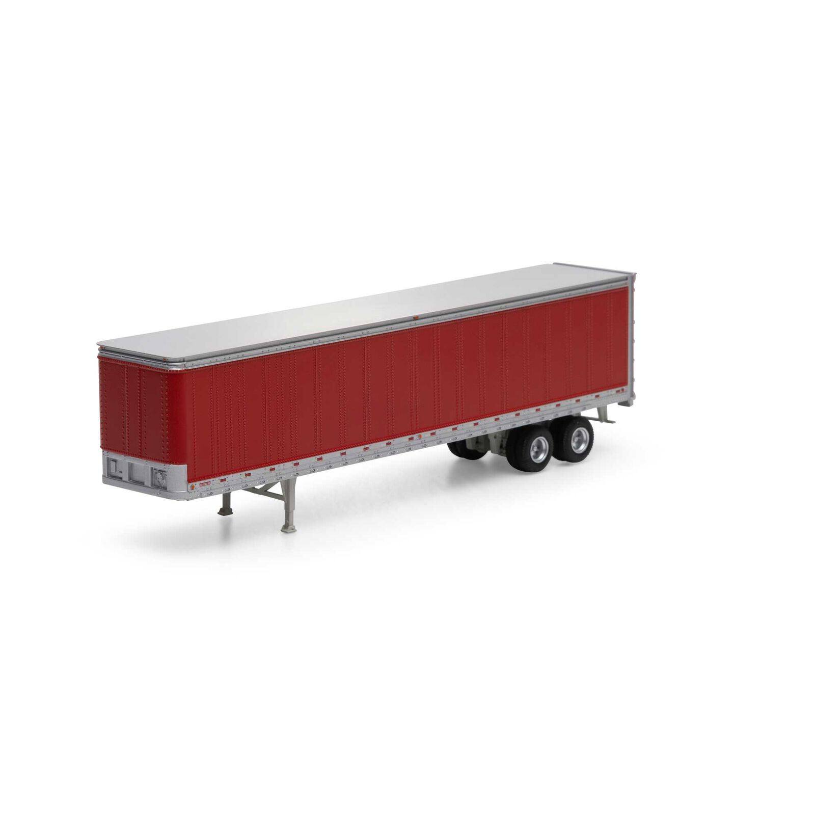 red 45' smooth side trailer