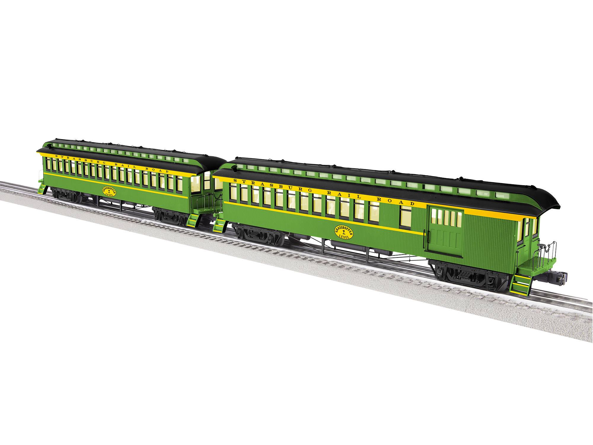 Strasburg Railroad (1970s) coach 2-pack A