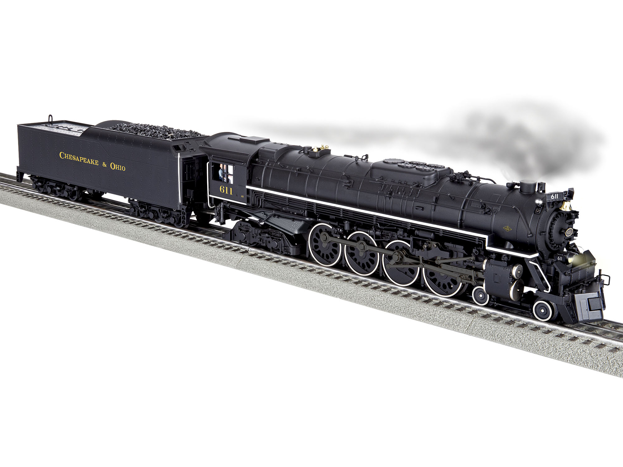 Chesapeake & Ohio Greenbrier 4-8-4 #611 with Legacy