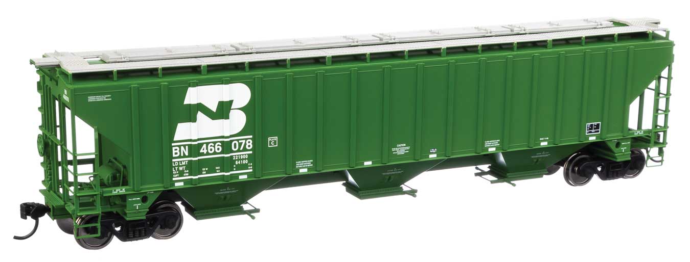 Burlington Northern Trinity 4750 3-Bay Covered Hopper #466078