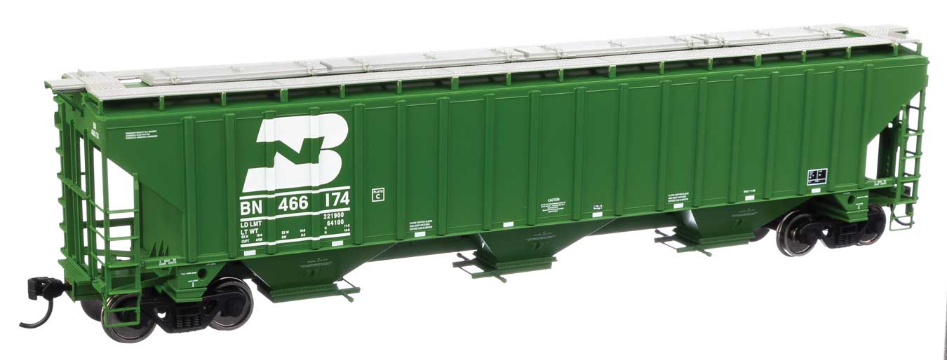Burlington Northern Trinity 4750 3-Bay Covered Hopper #466174