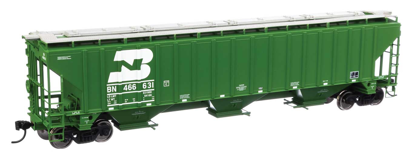 Burlington Northern Trinity 4750 3-Bay Covered Hopper #466631