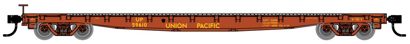 Union Pacific 53' GSC Flat Car #59610