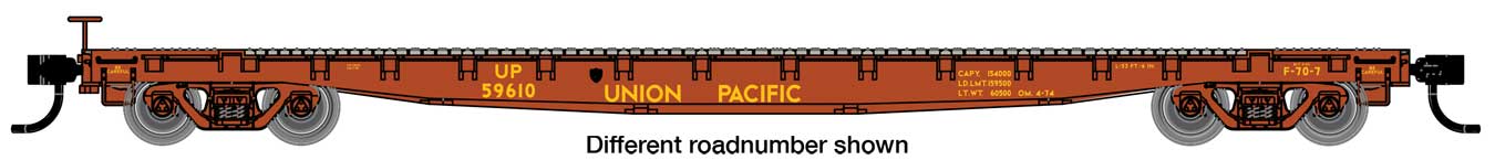Union Pacific 53' GSC Flat Car #59648