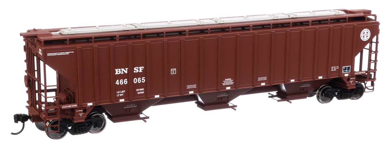 BNSF Trinity 4750 3-Bay Covered Hopper #466065