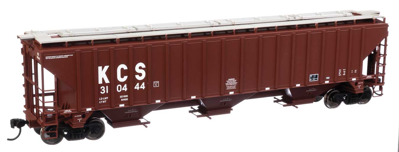 Kansas City Southern Trinity 4750 3-Bay Covered Hopper #310444