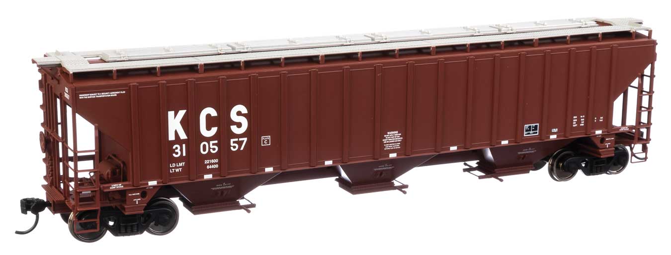 Kansas City Southern Trinity 4750 3-Bay Covered Hopper #310557