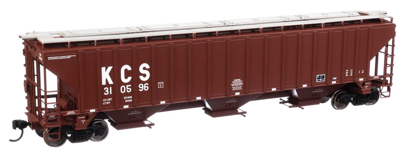 Kansas City Southern Trinity 4750 3-Bay Covered Hopper #310596