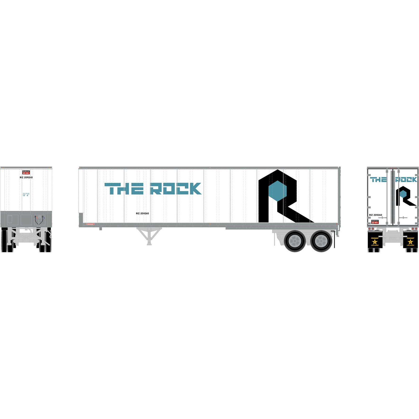The Rock 40' smooth side Z-Van trailer #209260