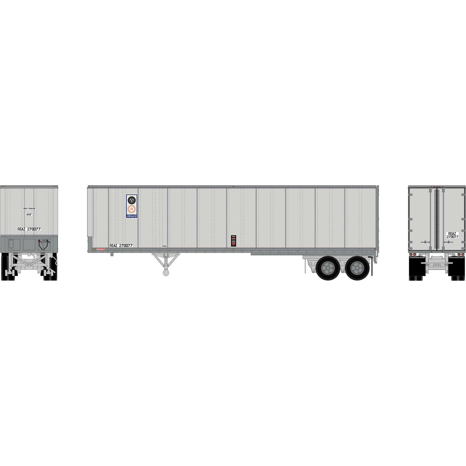 RealCo 40' smooth side Z-Van trailer #270077