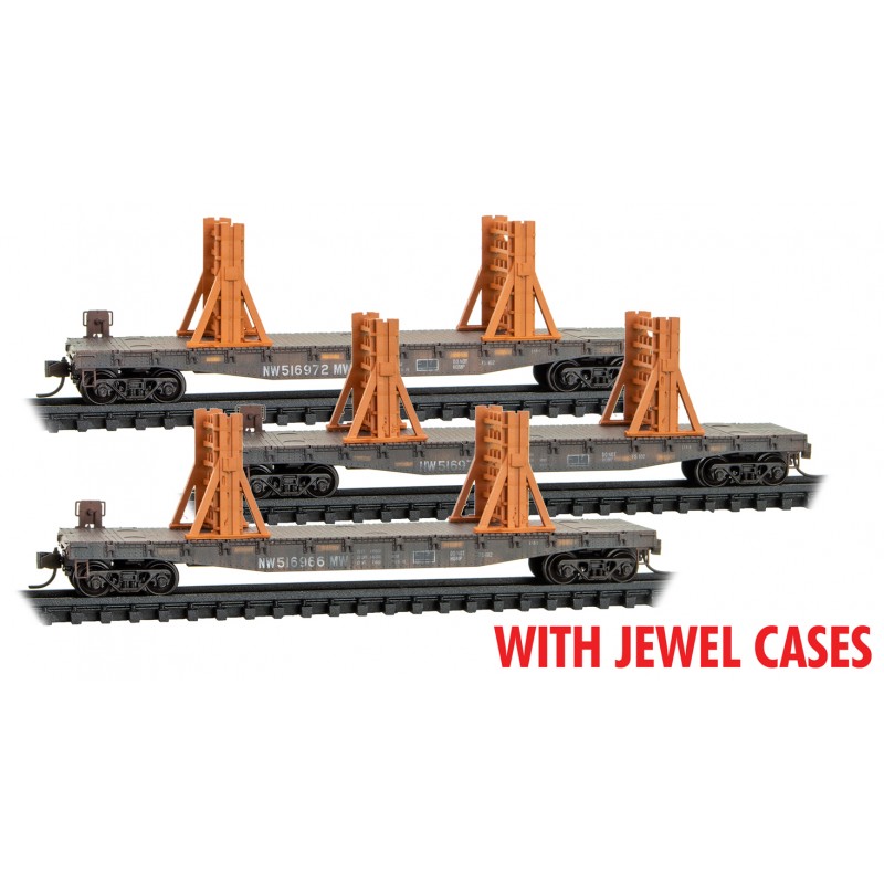 Norfolk Southern Ribbon Rail 3-Pack #1 With Jewel Cases