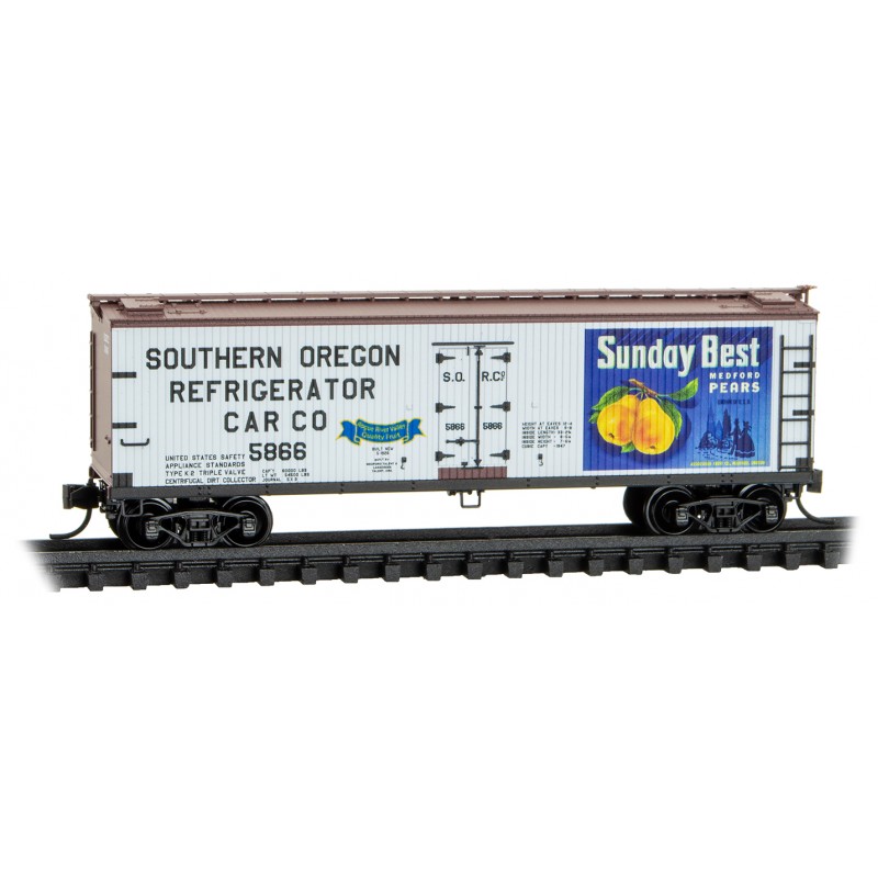Medford, Talent & Lakecreek 40' Double-Sheathed Wood Reefer #5866