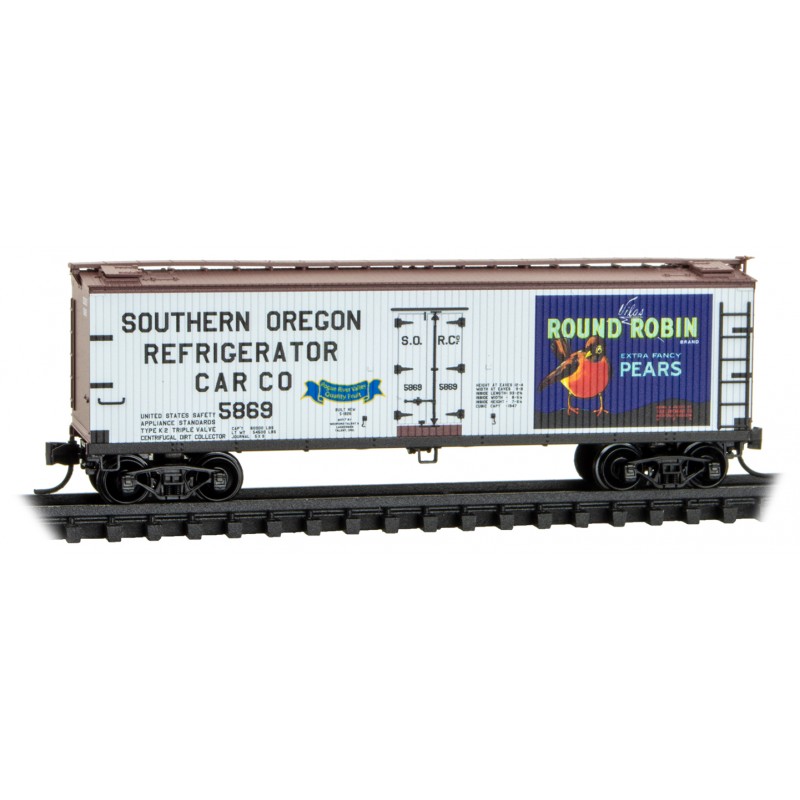 Medford, Talent & Lakecreek 40' Double-Sheathed Wood Reefer #5869