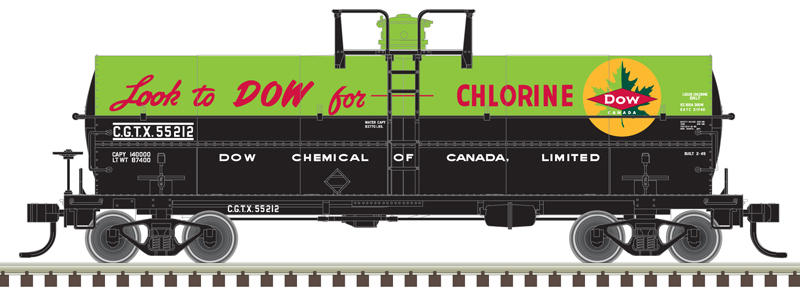 Dow Canada 11,000 gallon tank car #55213