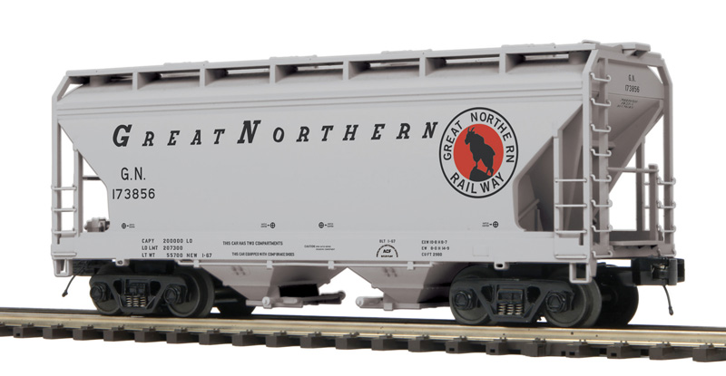 Great Northern ACF 2-bay centerflow hopper #173856