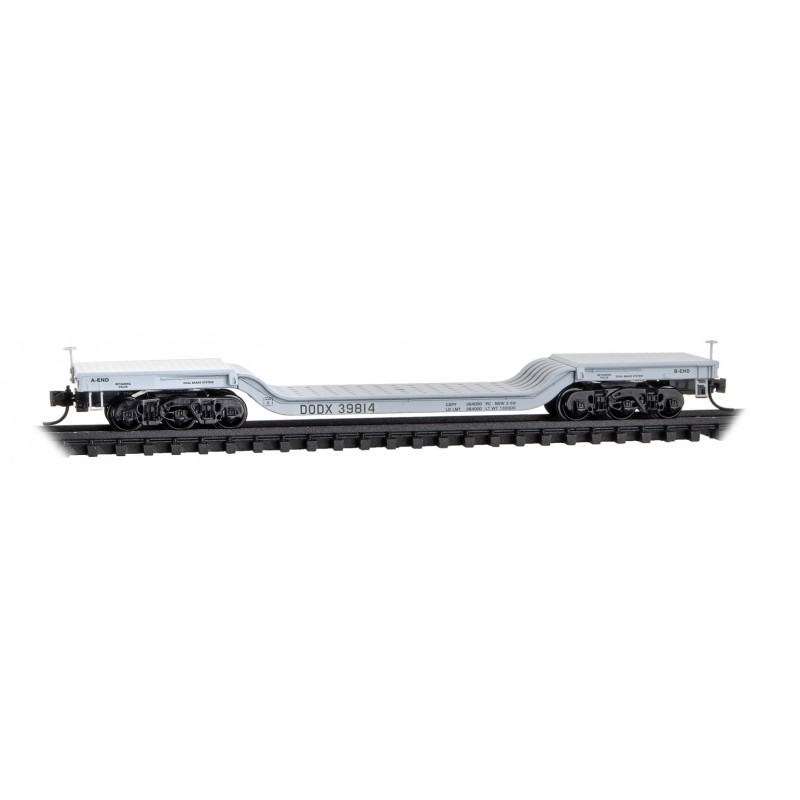 Department Of Defense Heavyweight Depressed-Center Flat Car #39814