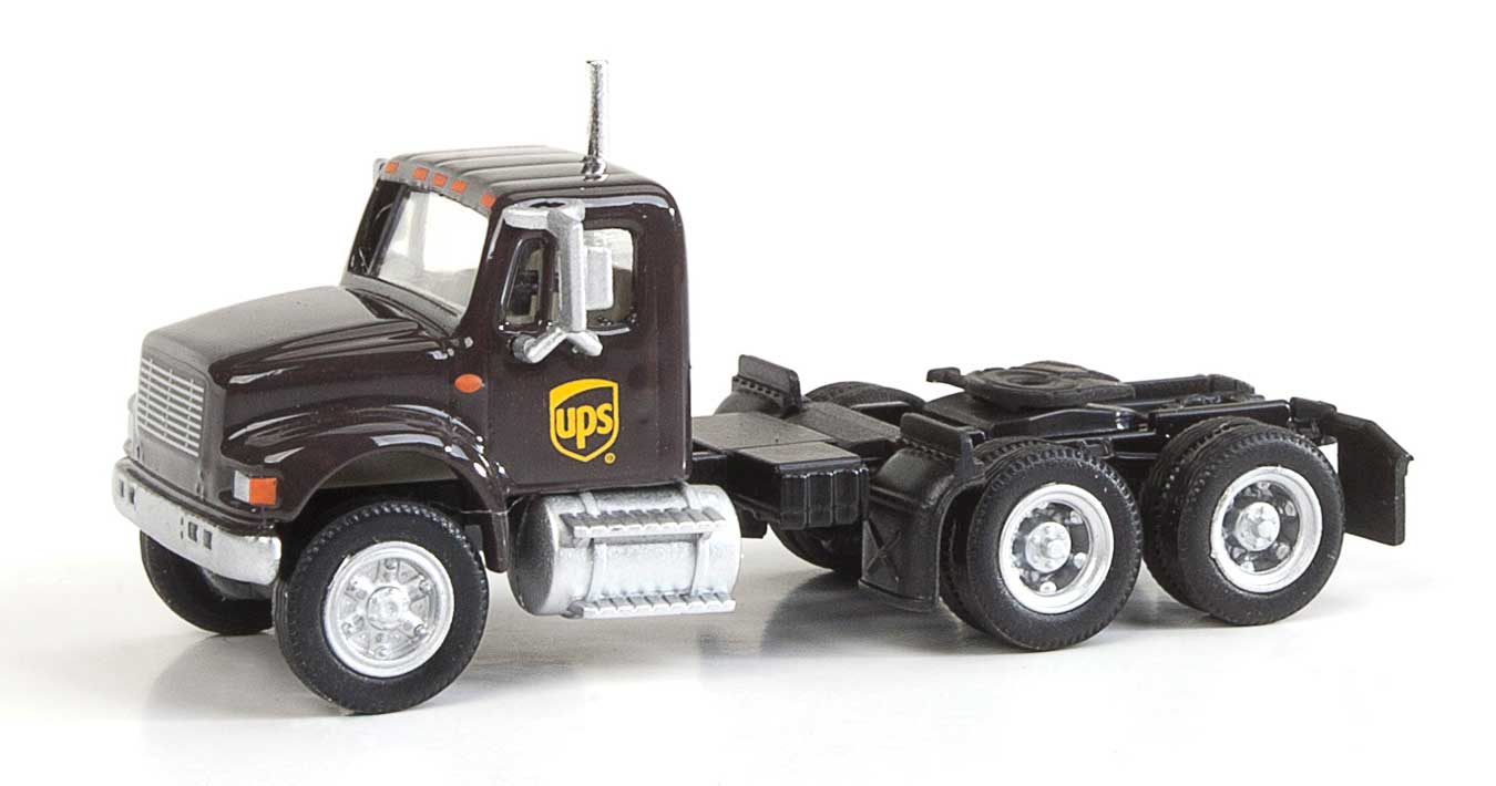 UPS (New Shield Scheme) International (R) 4900 Dual-Axle Semi Tractor