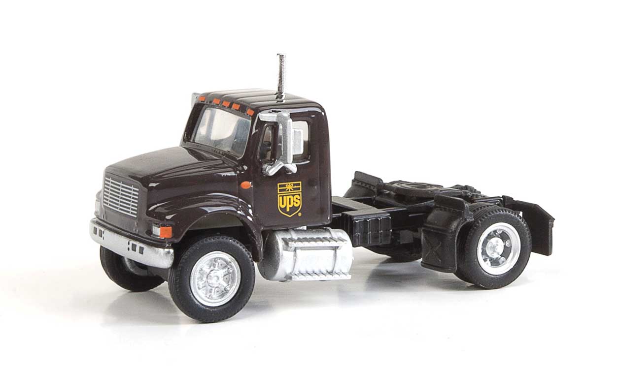 UPS (Bow-Tie Scheme) International (R) 4900 Single-Axle Semi Tractor