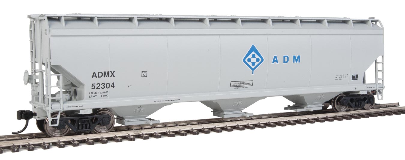 Archer-Daniels-Midland 60' NSC 5150 3-Bay Covered Hopper #52304