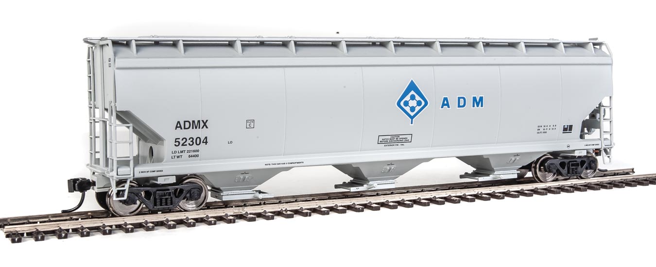 Archer-Daniels-Midland 60' NSC 5150 3-Bay Covered Hopper #52304
