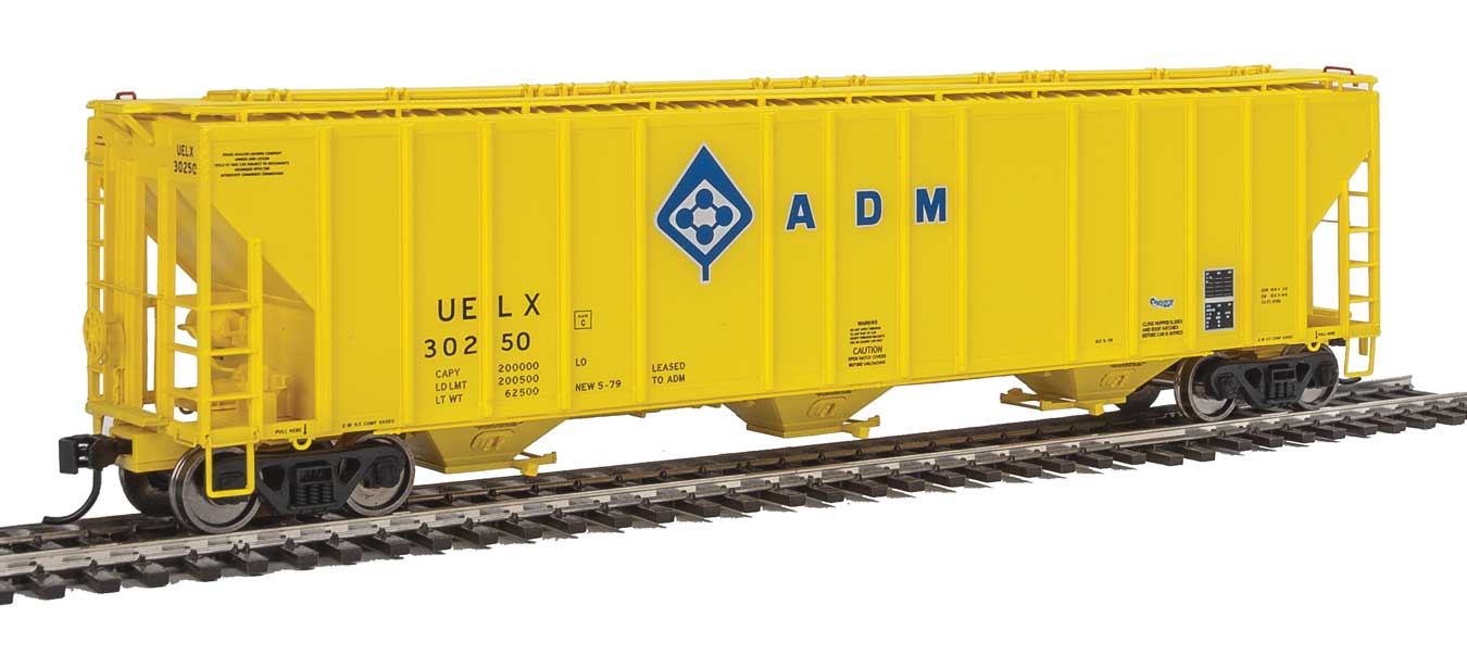 Archer-Daniels-Midland 55' Evans 4780 CUFT 3-Bay Covered Hopper #30250