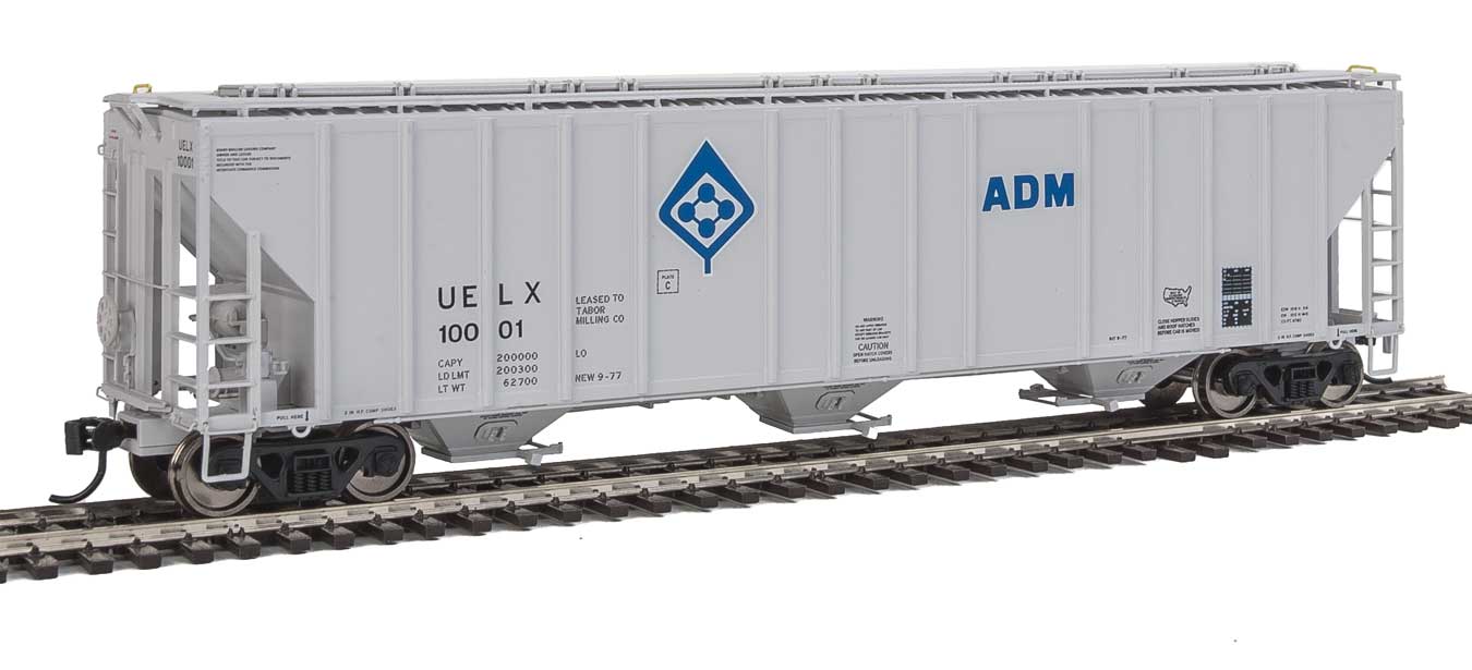 Archer-Daniels-Midland 55' Evans 4780 CUFT 3-Bay Covered Hopper #10001