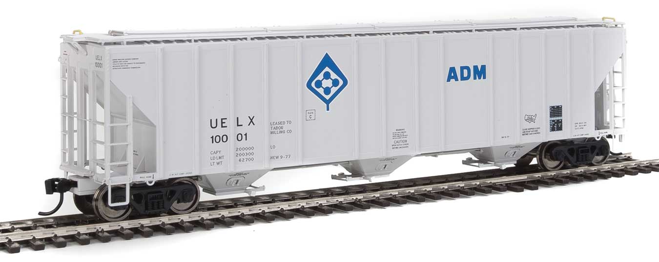 Archer-Daniels-Midland 55' Evans 4780 CUFT 3-Bay Covered Hopper #10001