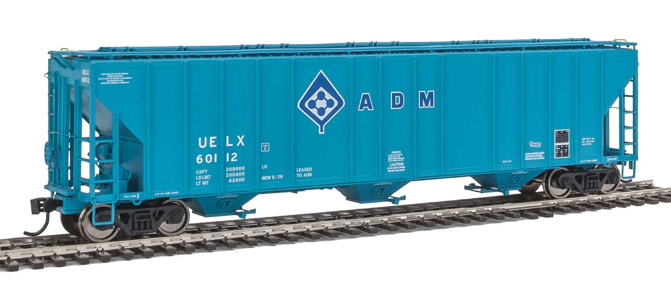 Archer-Daniels-Midland 55' Evans 4780 CUFT 3-Bay Covered Hopper #60112