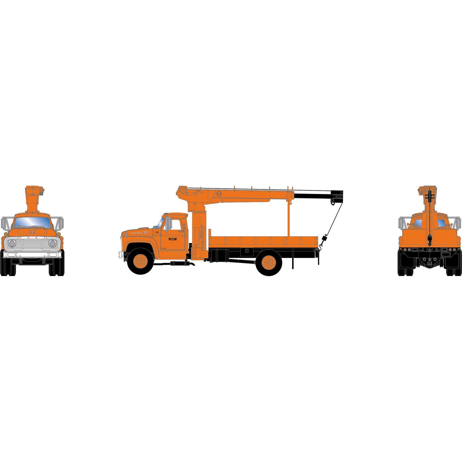 MOW Ford F-850 Boom Truck #219