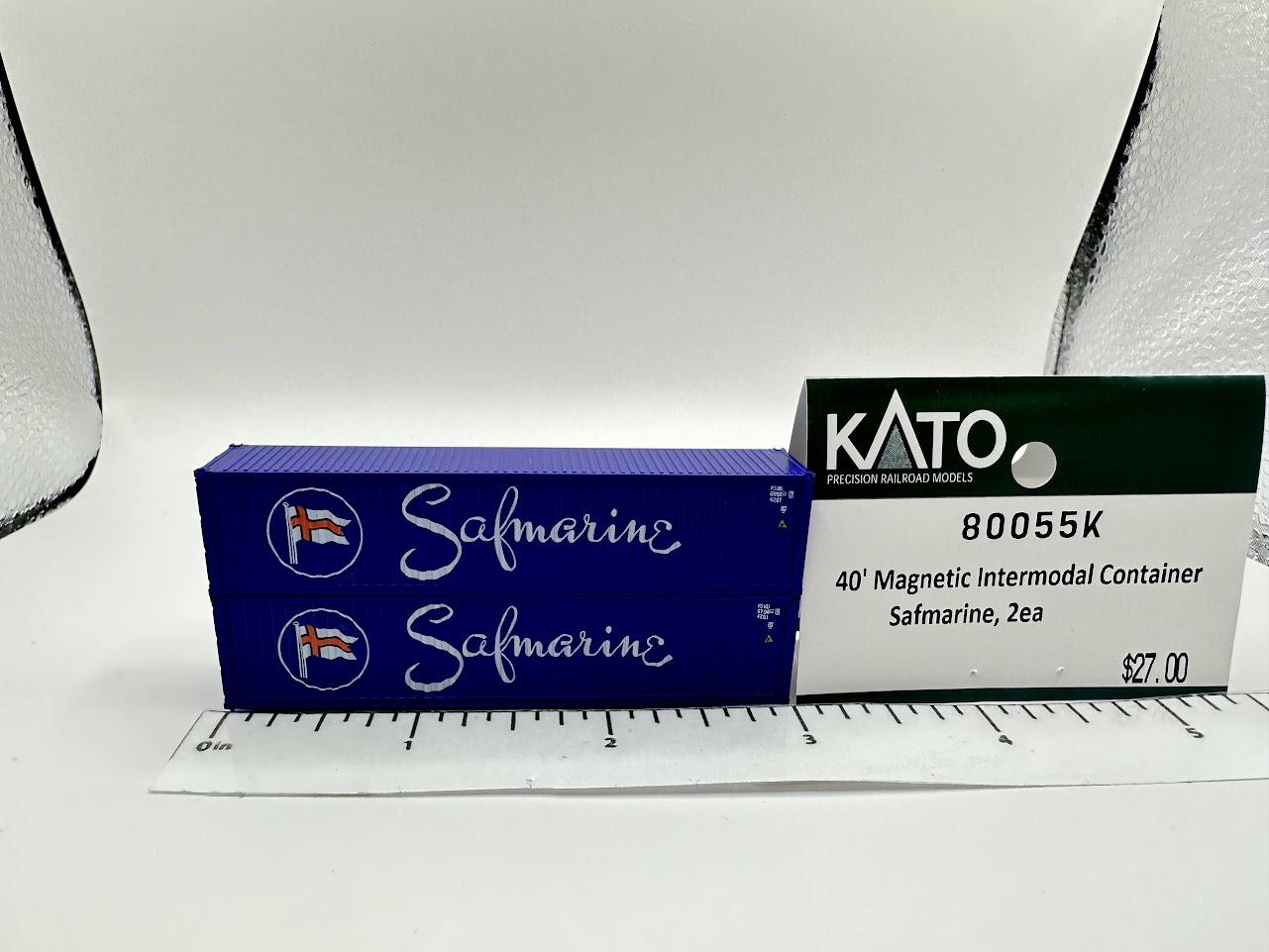 Safmarine 40' magnetic intermodal container 2-pack