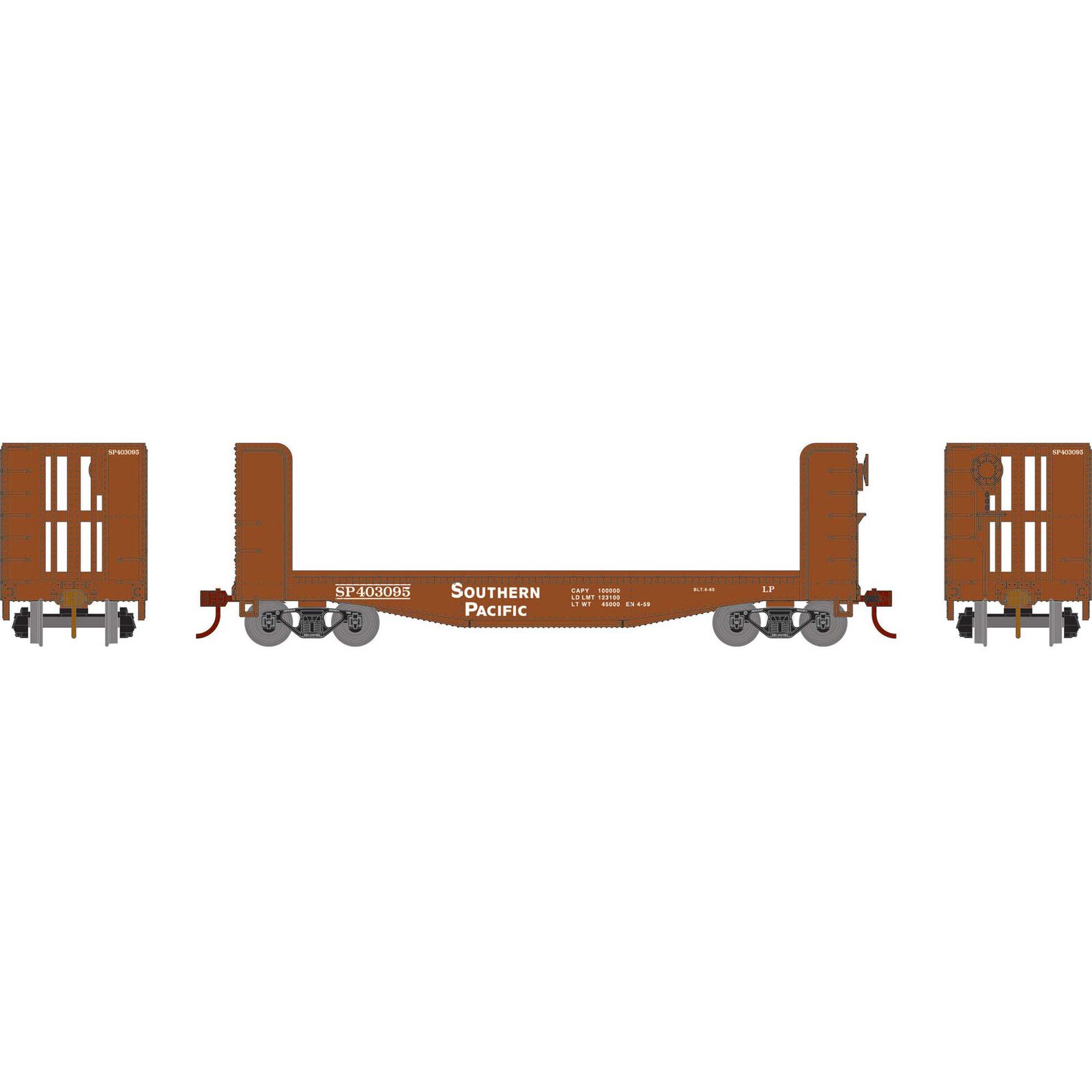 Southern Pacific 40' Pulpwood Flat Car #403095