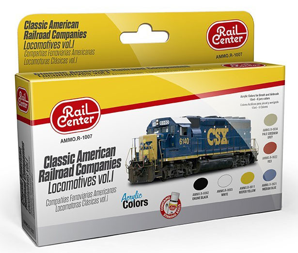 Rail Center Paint: Classic American Railroad Locomotives vol. 1