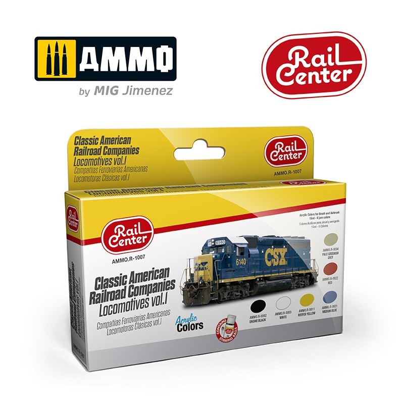 Rail Center Paint: Classic American Railroad Locomotives vol. 1