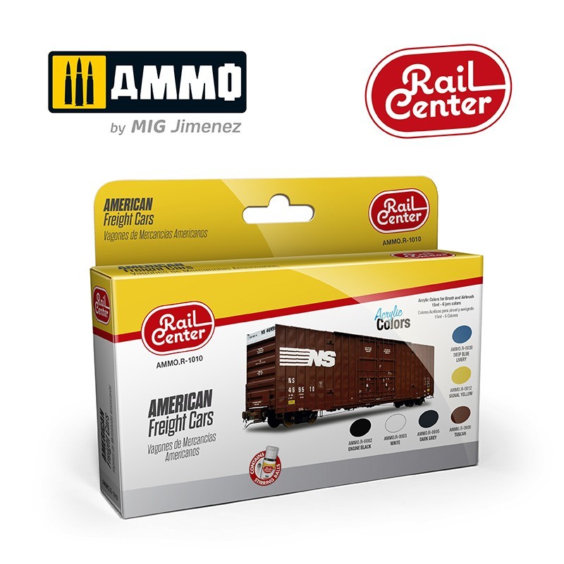 Rail Center Paint: American Freight Cars