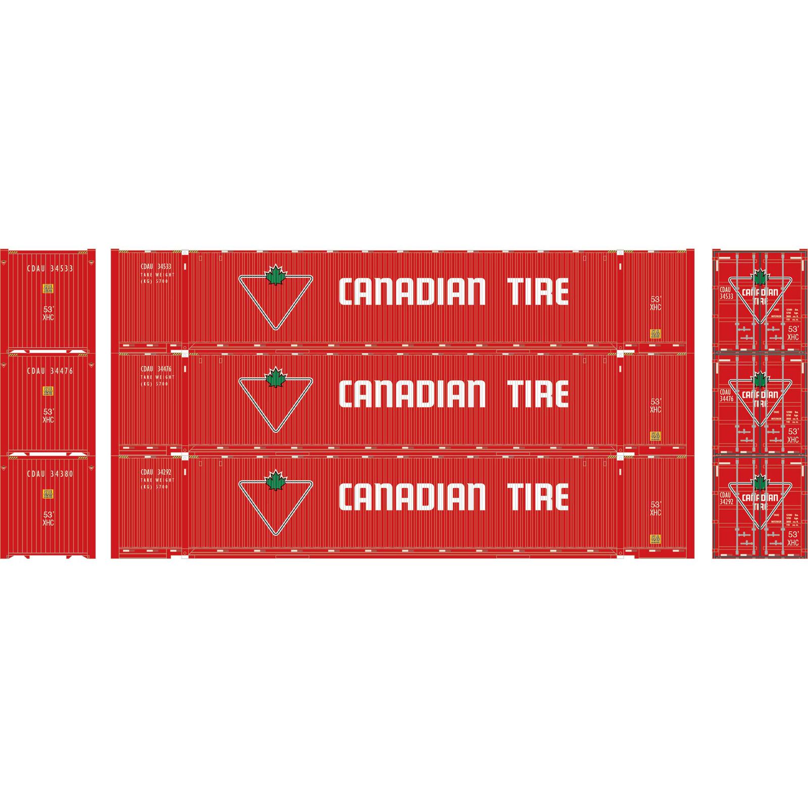 Canadian Tire 53' Jindo Container 3-Pack