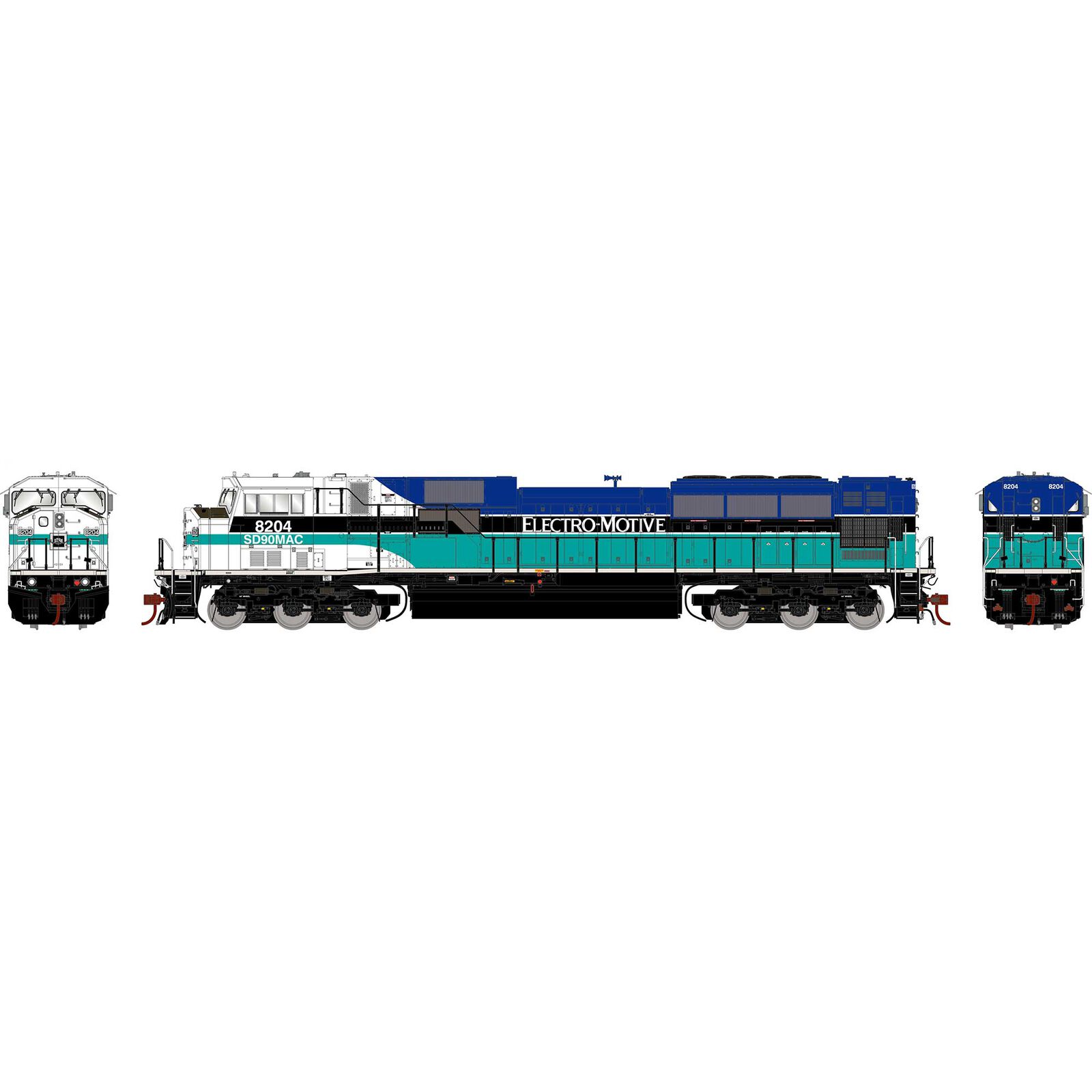 EMD SD90MAC Demonstrator #8204